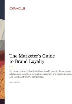 The Marketer's Guide to Brand Loyalty - Consumer research illuminates how to add value to the customer relationship, build trust through ...