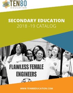 SECONDARY EDUCATION 2018 -19 CATALOG - WWW.TEN80EDUCATION.COM - Ten80 Education