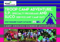 Troop Camp Adventure, S.P. (Specialty Programs) and SUCO (Service Unit Camp Out) - Girl Scouts of Western New York