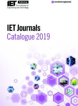 IET Journals Catalogue 2019 - www.theiet.org/journals - IET Digital Library