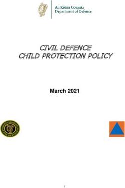 CIVIL DEFENCE CHILD PROTECTION POLICY - March 2021