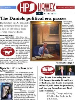 The Daniels political era passes - State Affairs