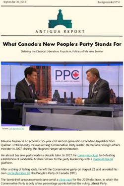 What Canada's New People's Party Stands For - Antigua Report