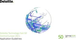 Deloitte Technology Fast 50 Central Europe 2021 Application Guidelines