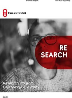 RE SEARCH - Research Program Psychology 2021-2025 - Open Universiteit