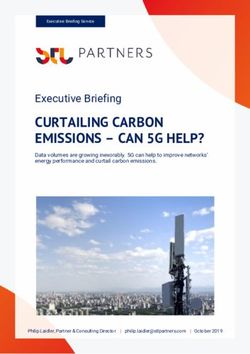 CURTAILING CARBON EMISSIONS - CAN 5G HELP? - Huawei Carrier