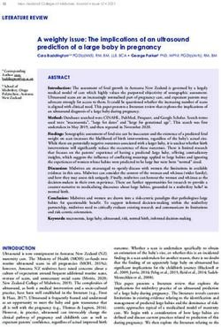 A weighty issue: The implications of an ultrasound prediction of a large baby in pregnancy