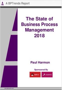 The State of Business Process Management 2018 - A BPTrends Report - Red Hat