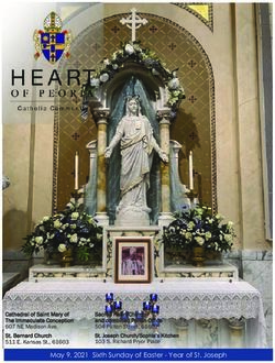 May 9, 2021 Sixth Sunday of Easter - Year of St. Joseph