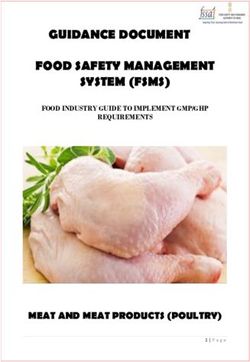 GUIDANCE DOCUMENT FOOD SAFETY MANAGEMENT SYSTEM (FSMS) - MEAT AND MEAT ...