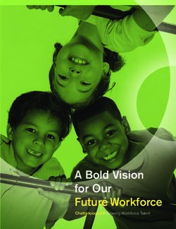 A Bold Vision for Our Future Workforce - Chattanooga 2.0 Growing Workforce Talent