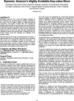 Dynamo: Amazon's Highly Available Key-value Store