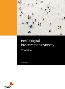 PWC DIGITAL PROCUREMENT SURVEY - 3RD EDITION 2020-2021