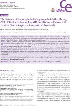 The Outcome of Endoscopic Radiofrequency Anti-Reflux Therapy (STRETTA) for Gastroesophageal Reflux Disease in Patients with Previous Gastric ...
