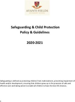 Safeguarding & Child Protection Policy & Guidelines 2020-2021
