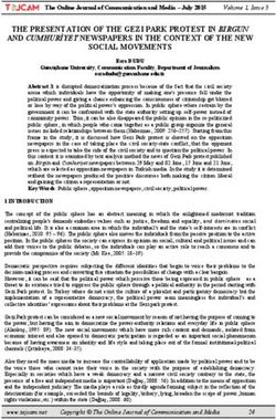 THE PRESENTATION OF THE GEZI PARK PROTEST IN BIRGUN AND CUMHURİYET NEWSPAPERS IN THE CONTEXT OF THE NEW SOCIAL MOVEMENTS