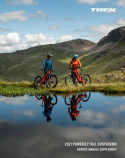 2021 POWERFLY FULL SUSPENSION - SERVICE MANUAL SUPPLEMENT