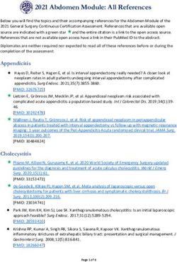 2021 Abdomen Module: All References