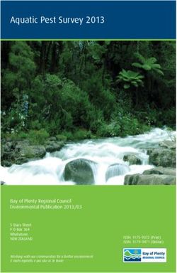 Aquatic Pest Survey 2013 - Bay of Plenty Regional Council