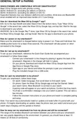 GENERAL SETUP & PAIRING - TCCM