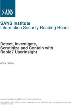 SANS Institute Information Security Reading Room