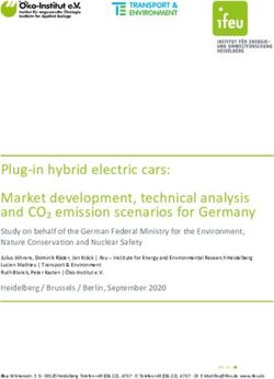 Plug-in hybrid electric cars: Market development, technical analysis and CO emission scenarios for Germany - Ifeu