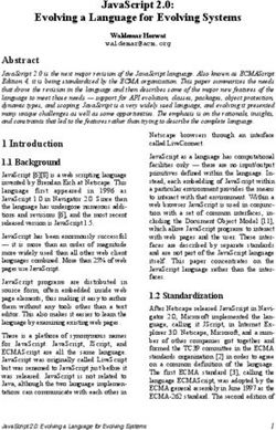 JavaScript 2.0: Evolving a Language for Evolving Systems