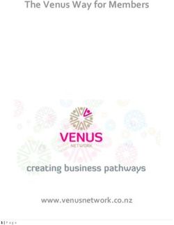 The Venus Way for Members - www.venusnetwork.co.nz