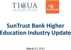 SUNTRUST BANK HIGHER EDUCATION INDUSTRY UPDATE - MARCH 25, 2015