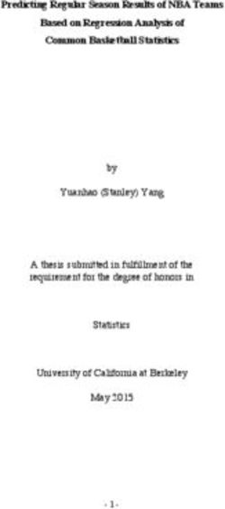 Predicting Regular Season Results of NBA Teams Based on Regression Analysis of Common Basketball Statistics