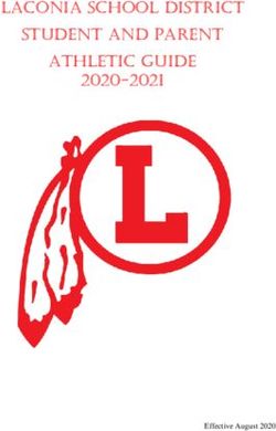 LACONIA SCHOOL DISTRICT STUDENT AND PARENT ATHLETIC GUIDE 2020-2021