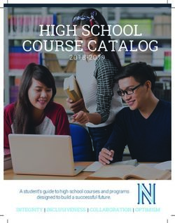 HIGH SCHOOL COURSE CATALOG 2018-2019 - A student's guide to high school courses and programs - Norman Public Schools
