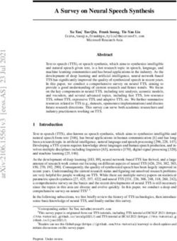 A Survey on Neural Speech Synthesis - arXiv