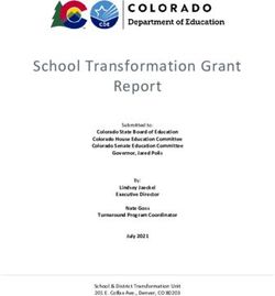 School Transformation Grant Report - Colorado Department of ...