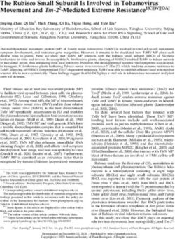 The Rubisco Small Subunit Is Involved in Tobamovirus Movement and Tm-22-Mediated Extreme Resistance1 C W OA