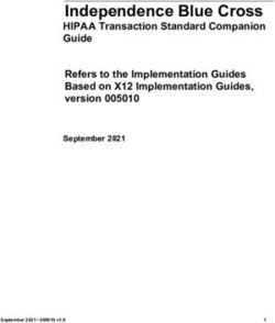 Independence Blue Cross - HIPAA Transaction Standard Companion Guide Refers to the Implementation Guides Based on X12 Implementation Guides ...