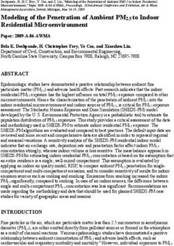 Modeling of the Penetration of Ambient PM2.5 to Indoor Residential Microenvironment