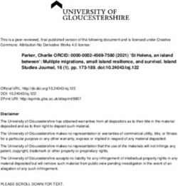 Parker, Charlie ORCID: 0000-0002-4569-7580 (2021) 'St Helena, an island between': Multiple migrations, small island resilience, and survival ...