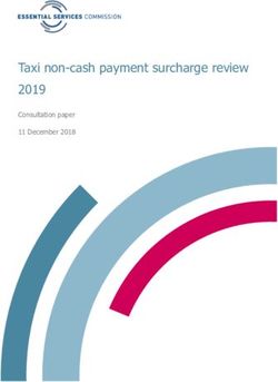 Taxi non-cash payment surcharge review 2019 - Consultation paper 11 December 2018 - Essential Services ...