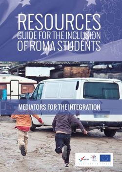RESOURCES OF ROMA STUDENTS GUIDE FOR THE INCLUSION - MEDIATORS FOR THE INTEGRATION - mediatorsfortheintegration