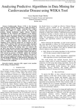 Analyzing Predictive Algorithms in Data Mining for Cardiovascular Disease using WEKA Tool