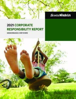 2021 Corporate responsibility report - Scotts ...