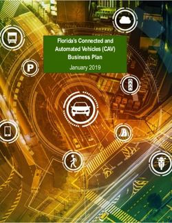 Florida's Connected and Automated Vehicles (CAV) Business Plan - January 2019