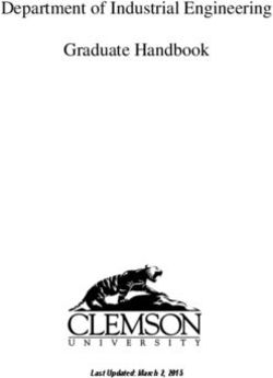 Department of Industrial Engineering Graduate Handbook