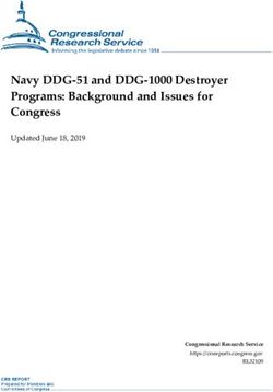 Navy DDG-51 and DDG-1000 Destroyer Programs: Background and Issues for Congress - Updated June 18, 2019