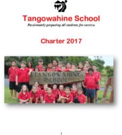 Tangowahine School Charter 2017