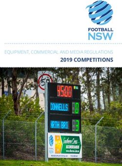 2019 COMPETITIONS EQUIPMENT, COMMERCIAL AND MEDIA REGULATIONS - Football NSW