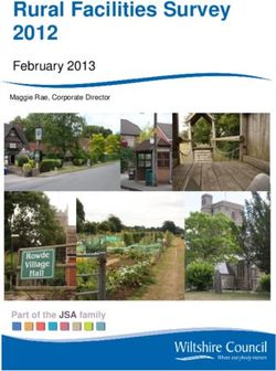 Rural Facilities Survey 2012 - February 2013 - Part of the JSA family - Wiltshire Intelligence