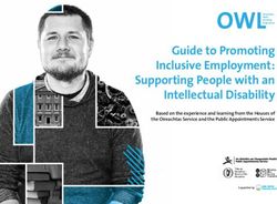 Guide to Promoting Inclusive Employment: Supporting People with an Intellectual Disability - OWLOireachtas
