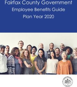 Fairfax County Government - Employee Benefits Guide Plan Year 2020